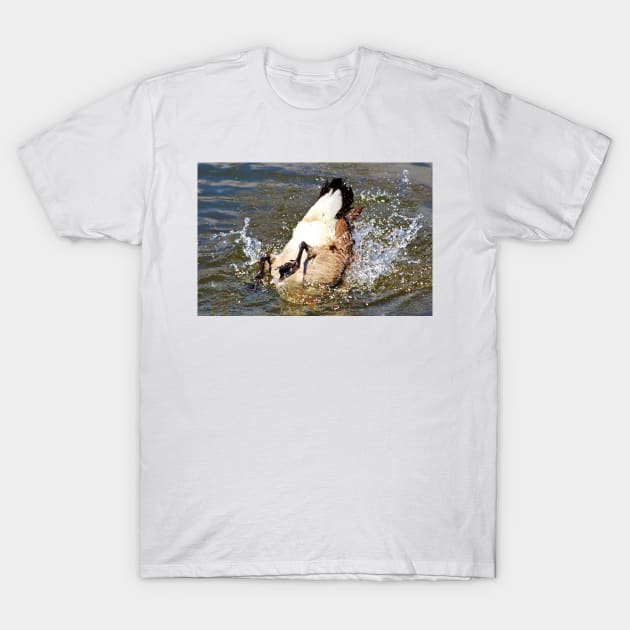 Bottom Up Splash T-Shirt by Cynthia48